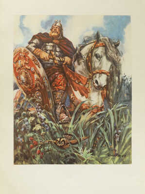 Былины. Иллюстрации П.П. Соколова-Скаля. М.: Государственное издательство художественной литературы, 1955.